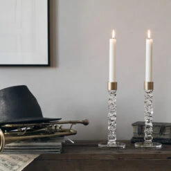 Orrefors Carat Kandelaar Messing 2-pack -Globen Meubilair Winkel 23495 01 03 f167ebd3dc