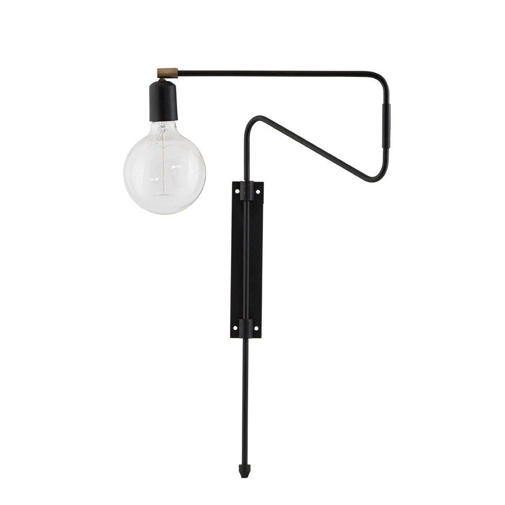 House Doctor Swing Wandlamp Zwart 3 House Doctor Swing Wandlamp Zwart