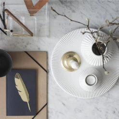 Kähler Hammershøi Waxinelichthouder Middel -Globen Meubilair Winkel 28151 01 04 a235bec082