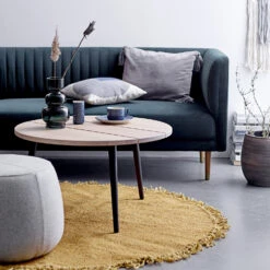 Bloomingville Vloerkleed Jute Ø 150 Cm -Globen Meubilair Winkel 39044 01 03 f36f42e8b5