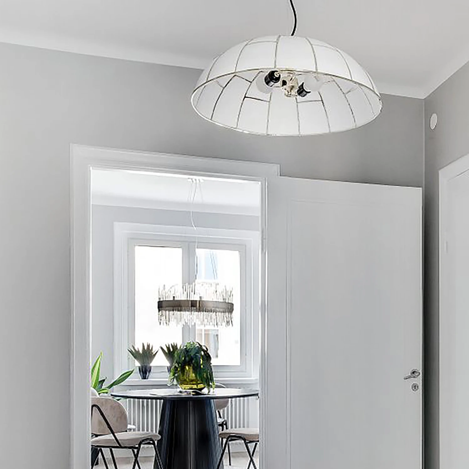 Globen Lighting Ombrello Hanglamp Ø60 Cm Wit Glas 5 Globen Lighting Ombrello Hanglamp Ø60 Cm Wit Glas - Afbeelding 3