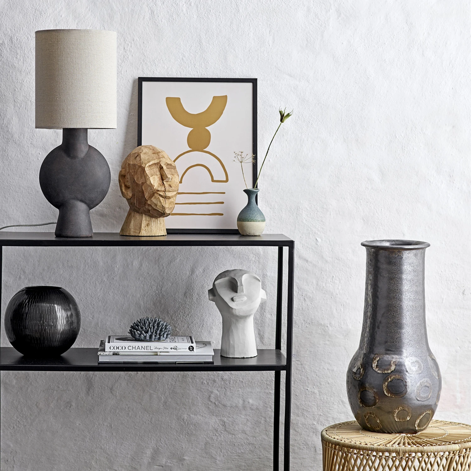 Bloomingville Tafellamp Terracotta 54,5 Cm 7 Bloomingville Tafellamp Terracotta 54,5 Cm - Afbeelding 5