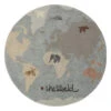 OYOY The World Kindervloerkleed Ø120 Cm -Globen Meubilair Winkel 44173 01 01 82942343de
