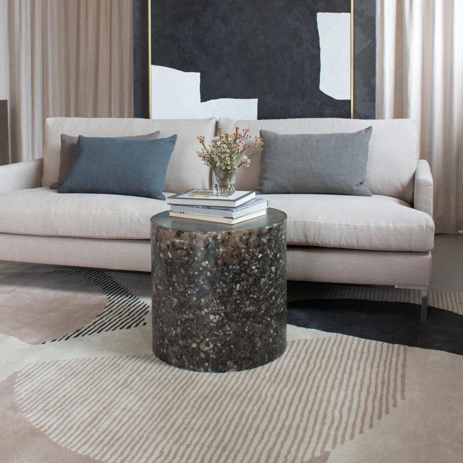 Birch Wollen Vloerkleed 4 Birch Wollen Vloerkleed - Afbeelding 2