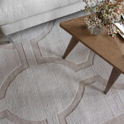 Ovals Oatmeal Wollen Vloerkleed -Globen Meubilair Winkel 44426 01 02 3a6148f290