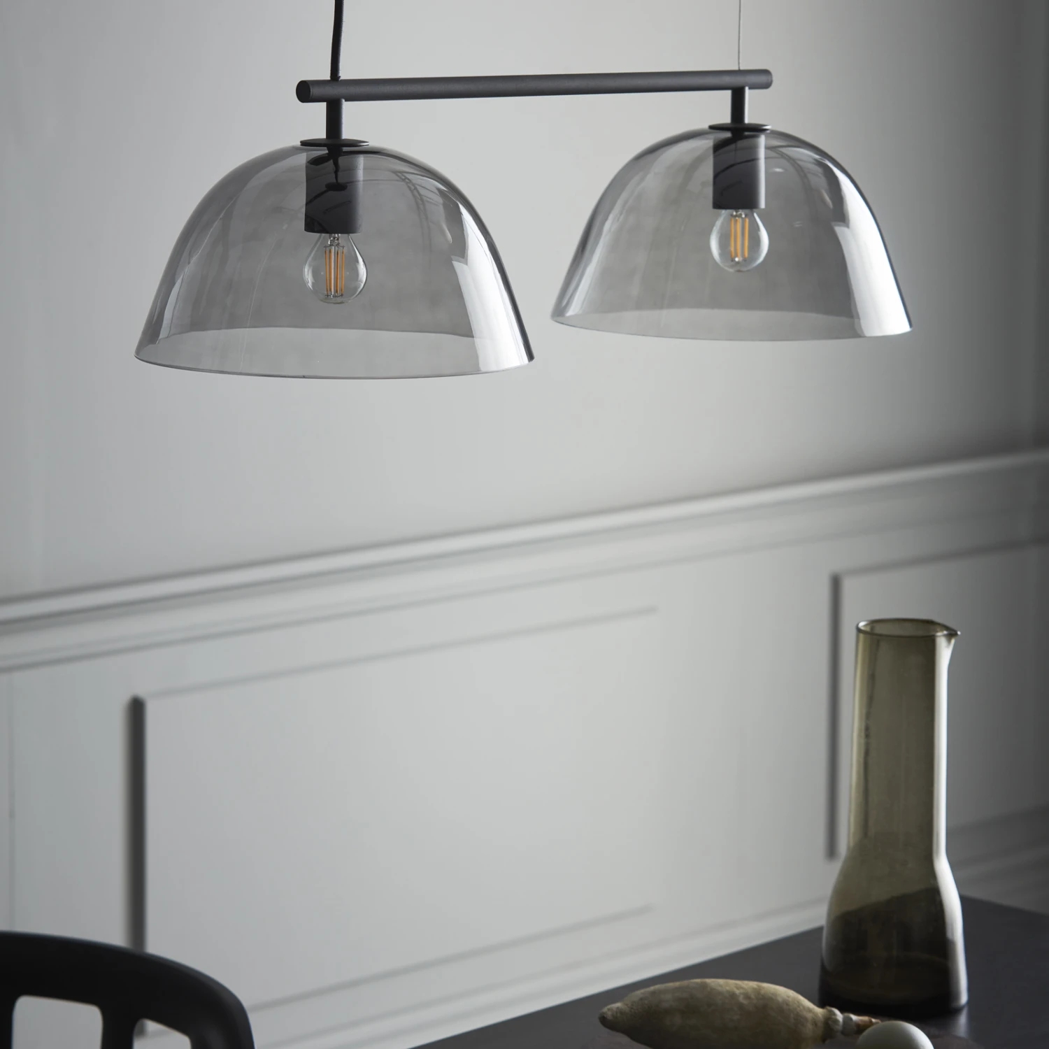 Wendo 70 Plafondlamp Rookkleurig Glas 4 Wendo 70 Plafondlamp Rookkleurig Glas - Afbeelding 2