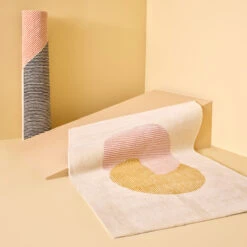 Stripes Wollen Vloerkleed Roze -Globen Meubilair Winkel 46369 01 03 85479fabb2