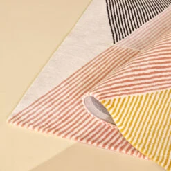 Rectangles Wollen Vloerkleed Roze -Globen Meubilair Winkel 46375 02 02 15e78487e0