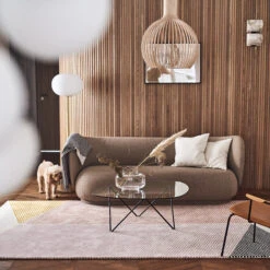 Rectangles Wollen Vloerkleed Roze -Globen Meubilair Winkel 46375 02 07 021ab1547c