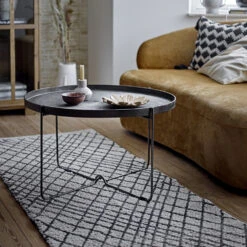 Bloomingville Kaya Wollen Vloerkleed 80x250 Cm -Globen Meubilair Winkel 47389 01 3 EnvironmentImage 334fe1cc43