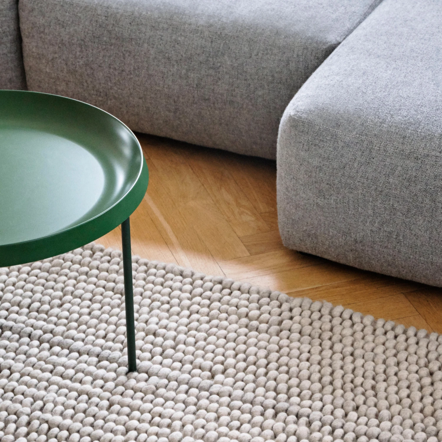 Hay Peas Wollen Vloerkleed 140x200 Cm 6 Hay Peas Wollen Vloerkleed 140x200 Cm - Afbeelding 4