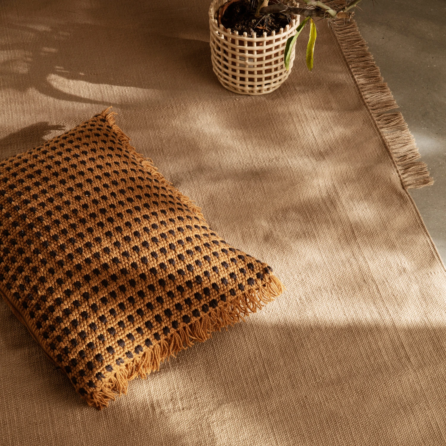 Ferm LIVING Hem Vloerkleed Square 240x240 Cm 4 Ferm LIVING Hem Vloerkleed Square 240x240 Cm - Afbeelding 2