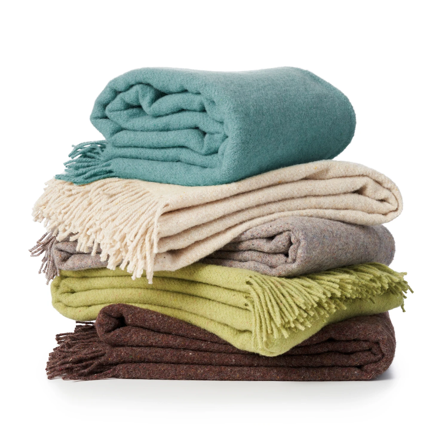 Klippan Yllefabrik Earth Wollen Plaid 4 Klippan Yllefabrik Earth Wollen Plaid - Afbeelding 2