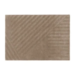 Levels Wollen Vloerkleed Stripes Grijs