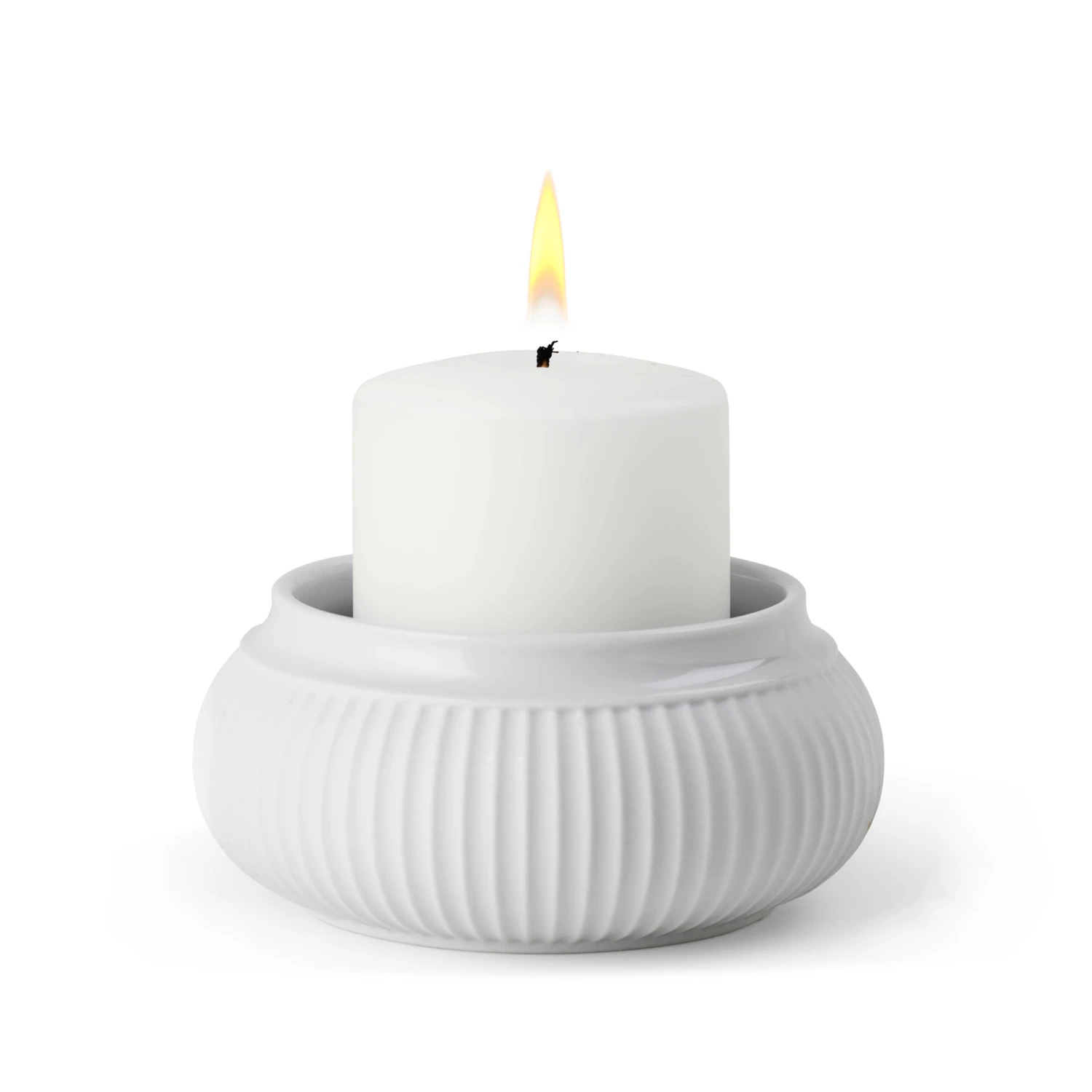 Lyngby Porcelæn Curve Waxinelichtjeshouder Ø6,5 Cm 4 Lyngby Porcelæn Curve Waxinelichtjeshouder Ø6,5 Cm - Afbeelding 2