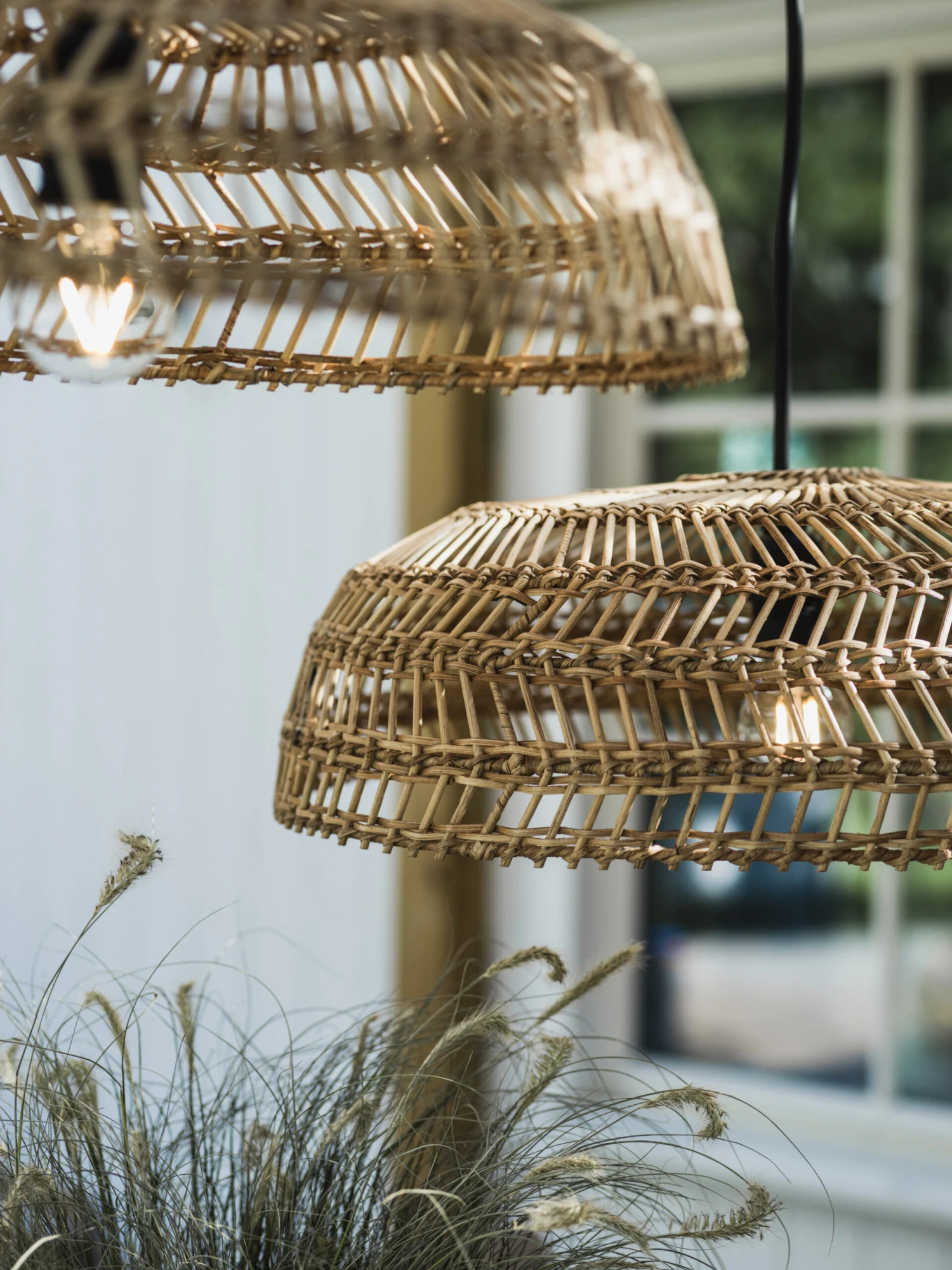 PR Home Denise Plafondlamp Rotan 4 PR Home Denise Plafondlamp Rotan - Afbeelding 2