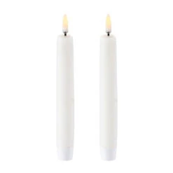 Uyuni Led Dinerkaarsen Wit 2-pack