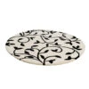 Grow Vloerkleed Wit-zwart Rond -Globen Meubilair Winkel 510335 01 1 ProductImageMain 8bf28ad51f