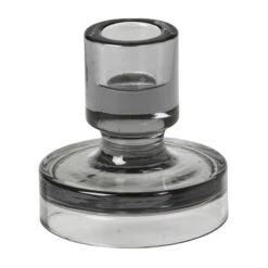 Broste Copenhagen Petra Kandelaar Smoked Pearl Dark Grey