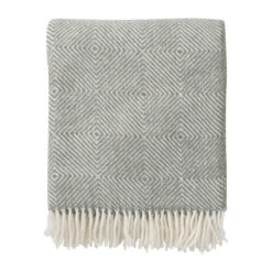 Klippan Yllefabrik Gooseye Wollen Plaid 130x200 Cm