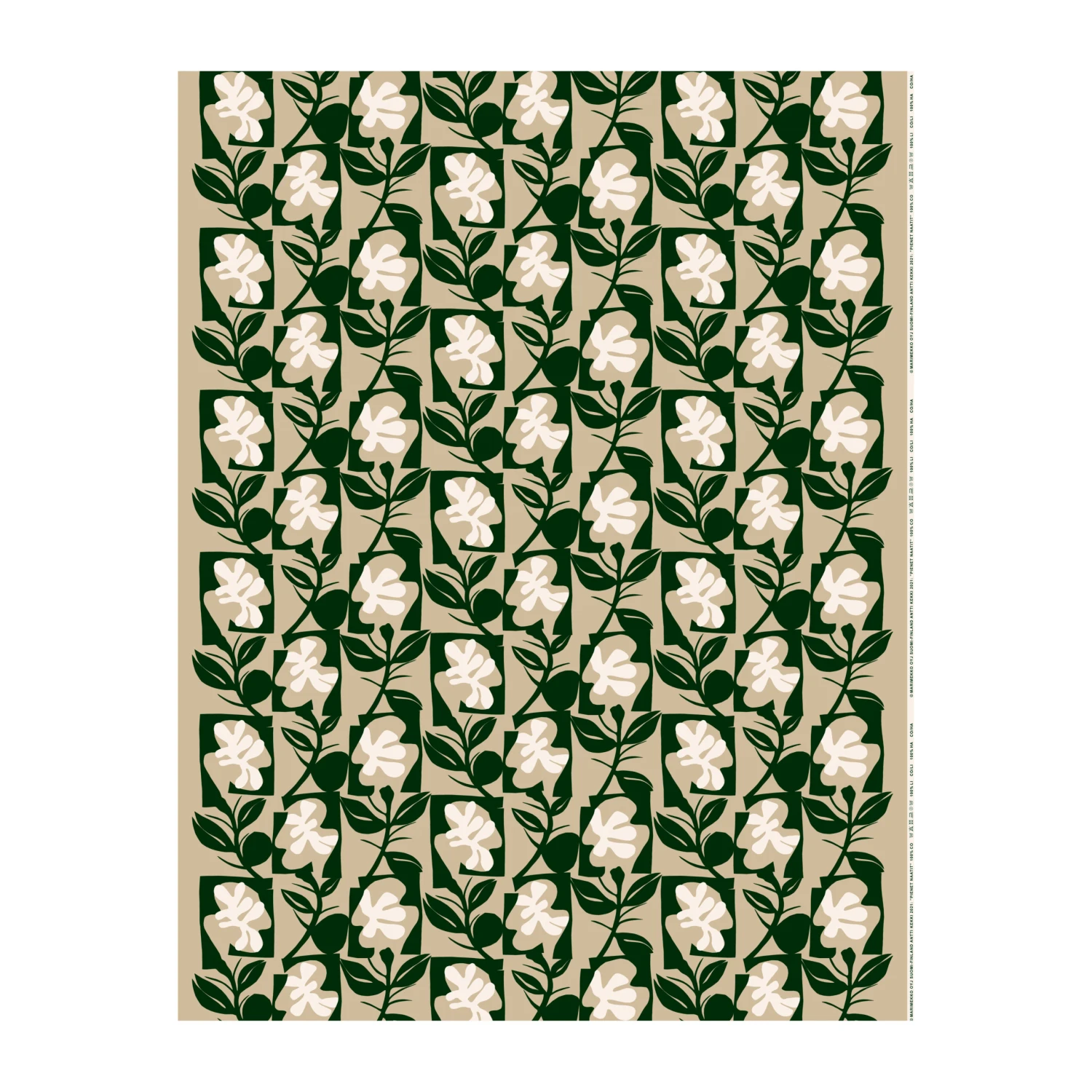 Marimekko Pienet Naatit Katoenen Stof 3 Marimekko Pienet Naatit Katoenen Stof