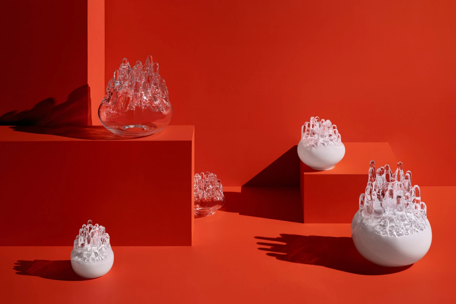 Kosta Boda Polar Kandelaar Groot 29 Cm 4 Kosta Boda Polar Kandelaar Groot 29 Cm - Afbeelding 2