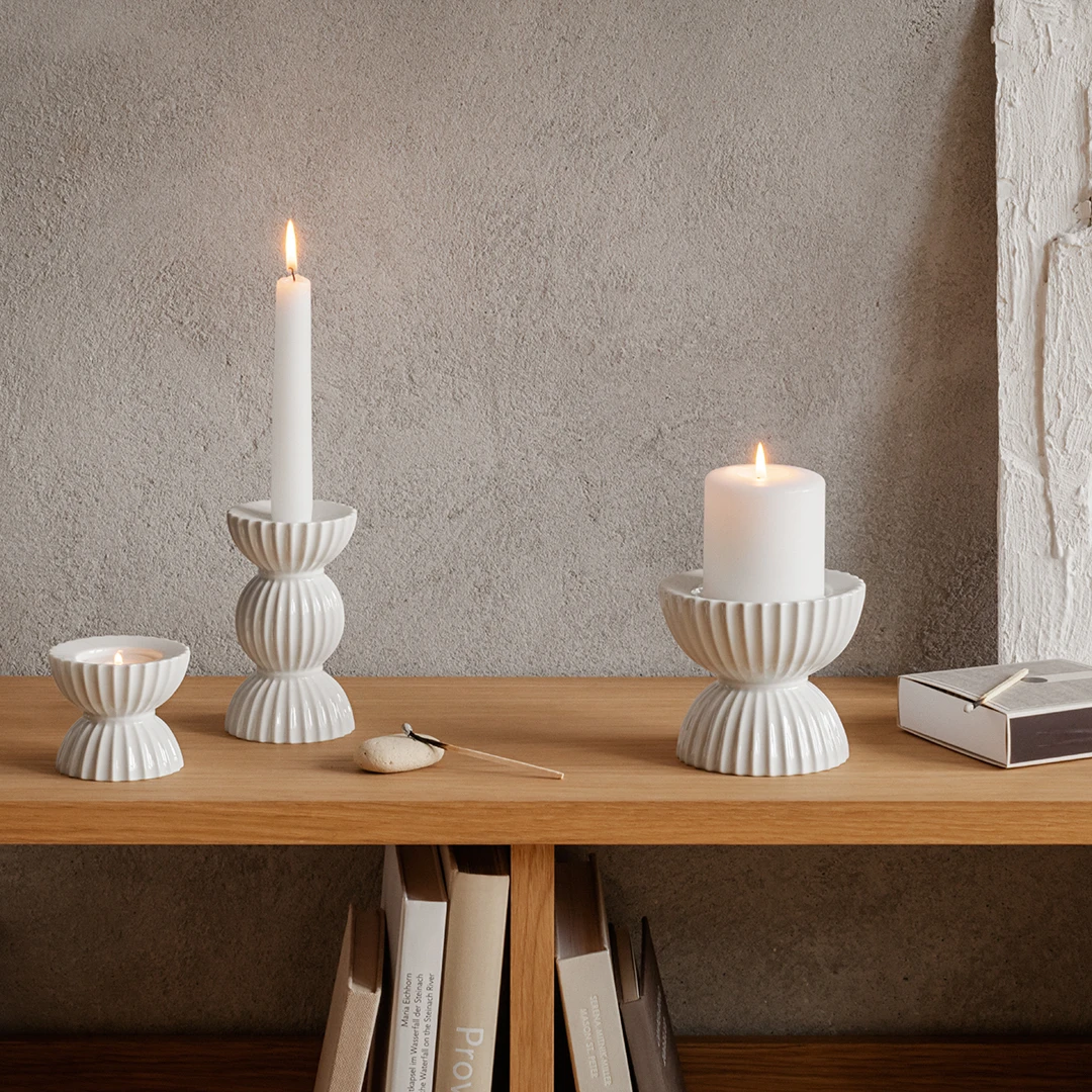 Lyngby Porcelæn Lyngby Tura Blokkandelaar Ø11,5 Cm 7 Lyngby Porcelæn Lyngby Tura Blokkandelaar Ø11,5 Cm - Afbeelding 5