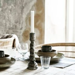 House Doctor Raku Kandelaar Antiek Zilver -Globen Meubilair Winkel 575948 01 40 EnvironmentImage 9f33b6a9e4