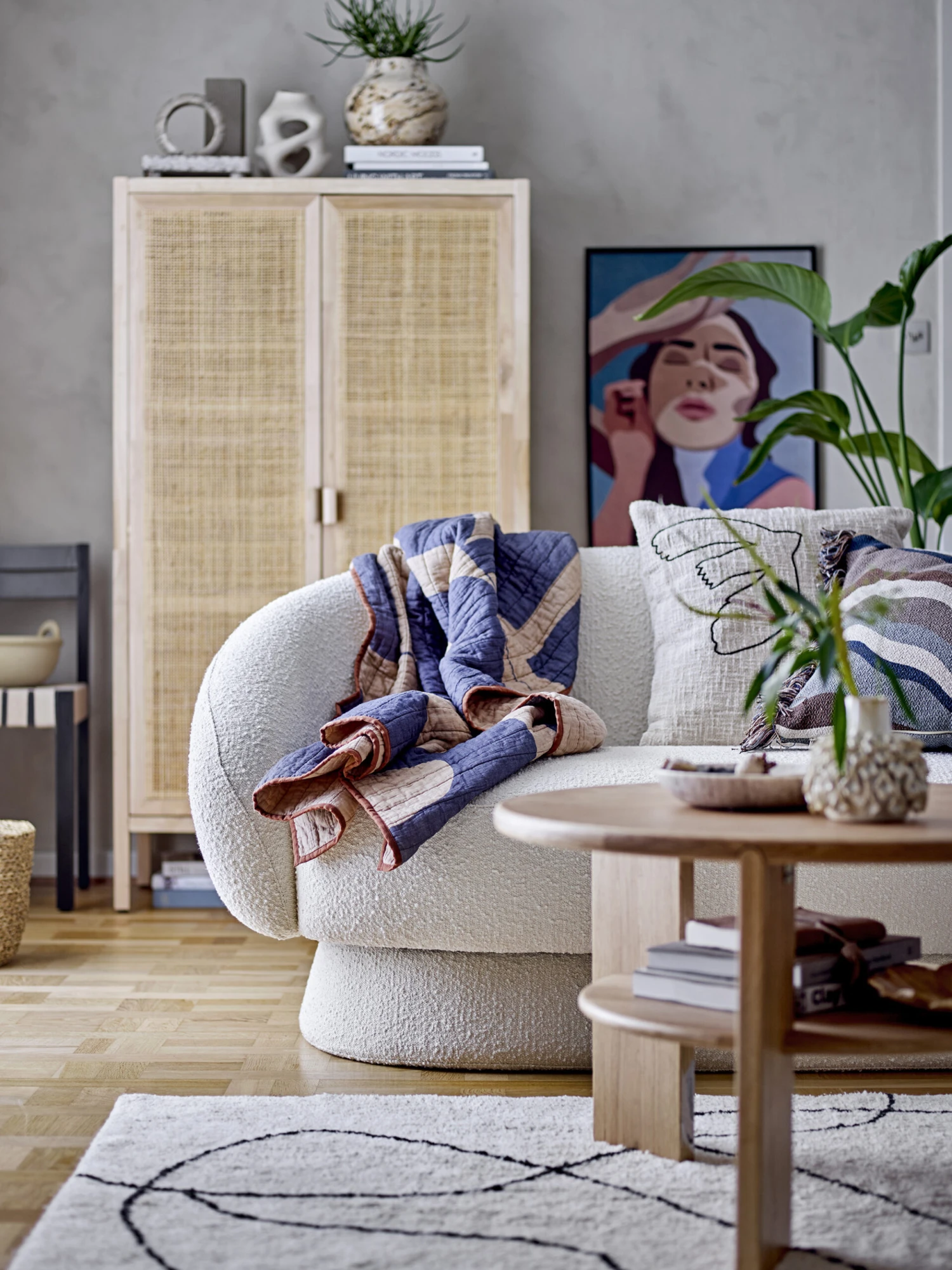 Bloomingville Roosi Plaid 130x150 Cm 5 Bloomingville Roosi Plaid 130x150 Cm - Afbeelding 3