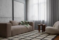 Avenue Checked Bone Wollen Vloerkleed -Globen Meubilair Winkel 577810 01 42 EnvironmentImage 190739e90f