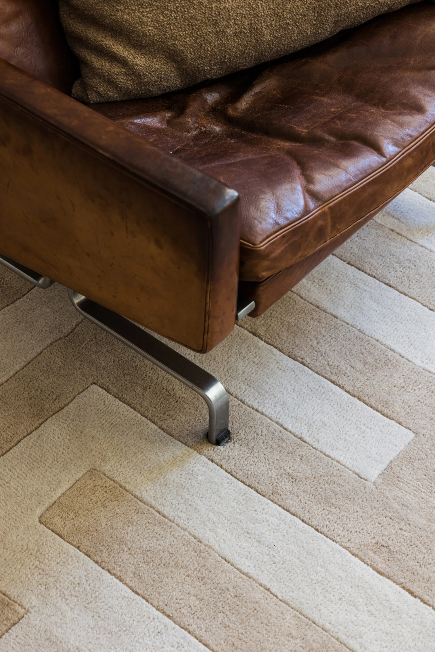 60S Geo Letters Vloerkleed 4 60S Geo Letters Vloerkleed - Afbeelding 2