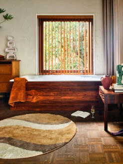 Natural Waves Badmat Ø120 Cm -Globen Meubilair Winkel 579816 01 41 EnvironmentImage f67140c710