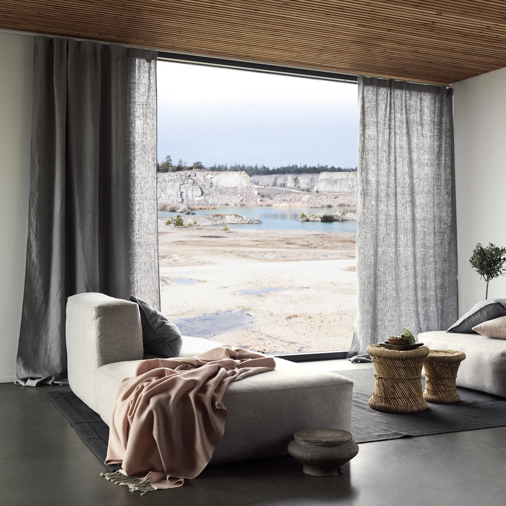 West Curtain Met Strijkstrip 4 West Curtain Met Strijkstrip - Afbeelding 2