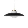 Warm Nordic Opal Shade Hanglamp -Globen Meubilair Winkel Opal shade pendel blacknoir 696610f8db