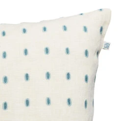 Drop Kussenhoes 40x60 Cm -Globen Meubilair Winkel drop kudde offwhite heavenblue detalj 976cb3183c