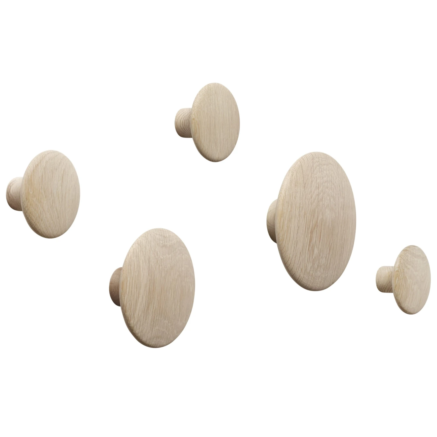 Muuto The Dots Wandhaken 5-pack 3 Muuto The Dots Wandhaken 5-pack