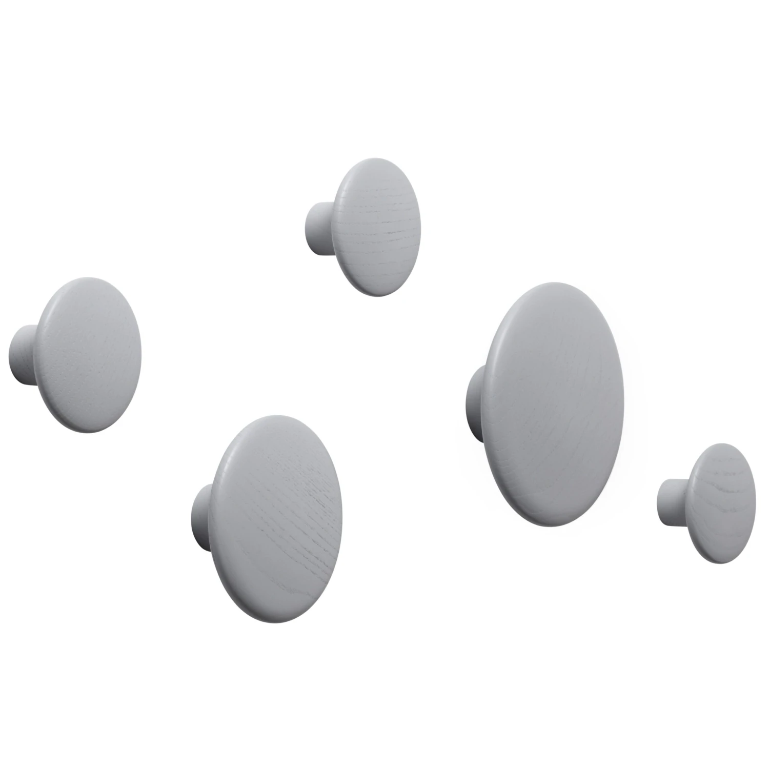 Muuto Dots Wandhaak Grijs 4 Muuto Dots Wandhaak Grijs - Afbeelding 2