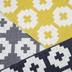 Flower Vloerkleed Sun (geel) -Globen Meubilair Winkel p 25459 02 03 8f7989e406