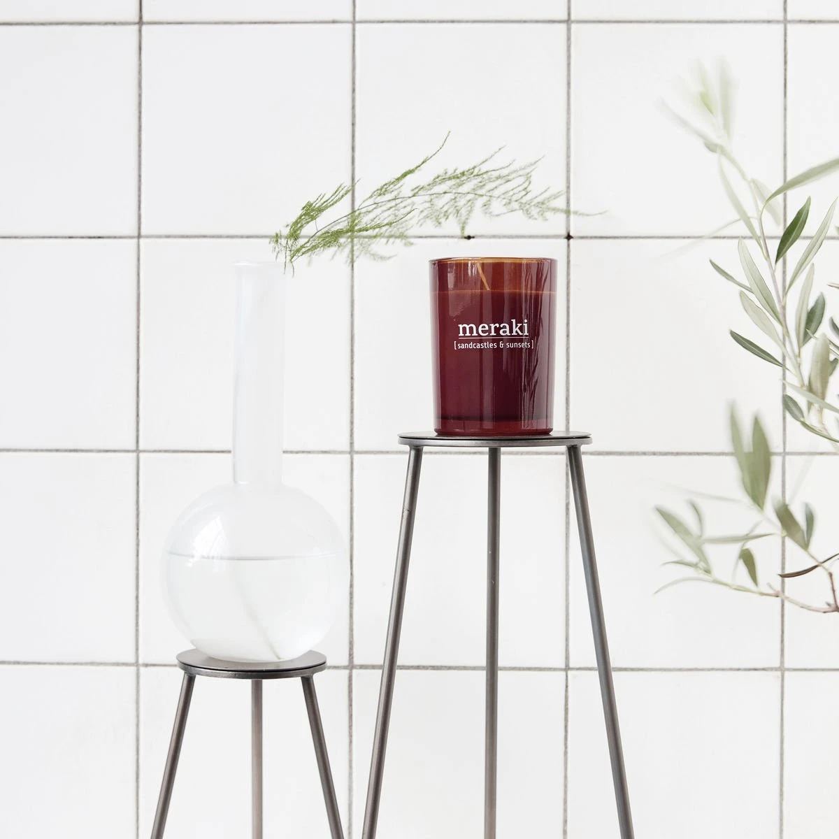 Meraki Geurkaars Bruin Glas - 35 Uur 5 Meraki Geurkaars Bruin Glas - 35 Uur - Afbeelding 3