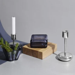 Iittala Nappula Kandelaar Staal -Globen Meubilair Winkel p 29997 01 02 dee0a86201